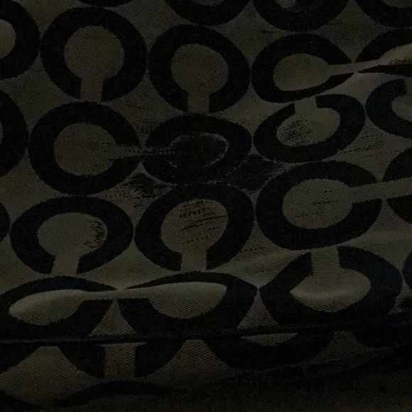 Pre loved Coach grey and black diaper bag. - Picture 2 of 4